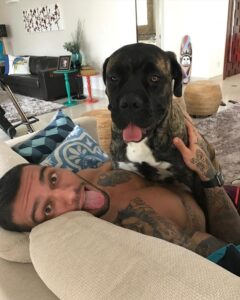 Lucas Lucco lamentou a perda da cachorra em postagem nas redes sociais — Foto: Instagram / Reprodução
