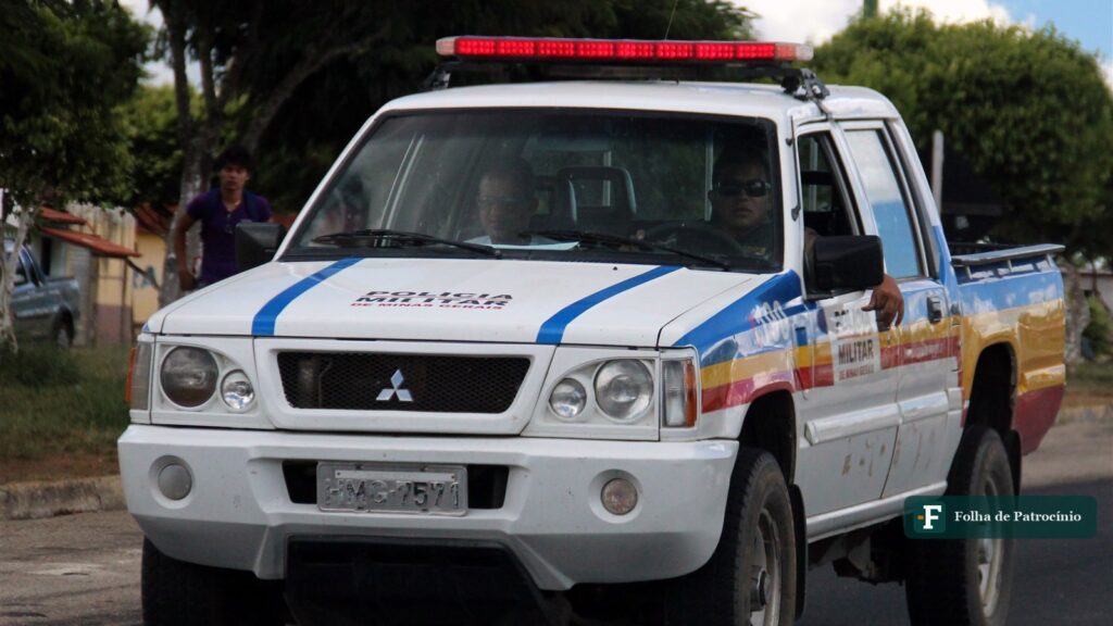 Viatura da Polícia Militar de Minas Gerais, ilustrativa do balanço policial da semana em Patrocínio