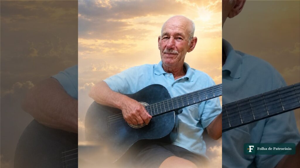 Retrato de Ernane Teixeira Romão, morador de Patrocínio homenageado nesta nota de falecimento