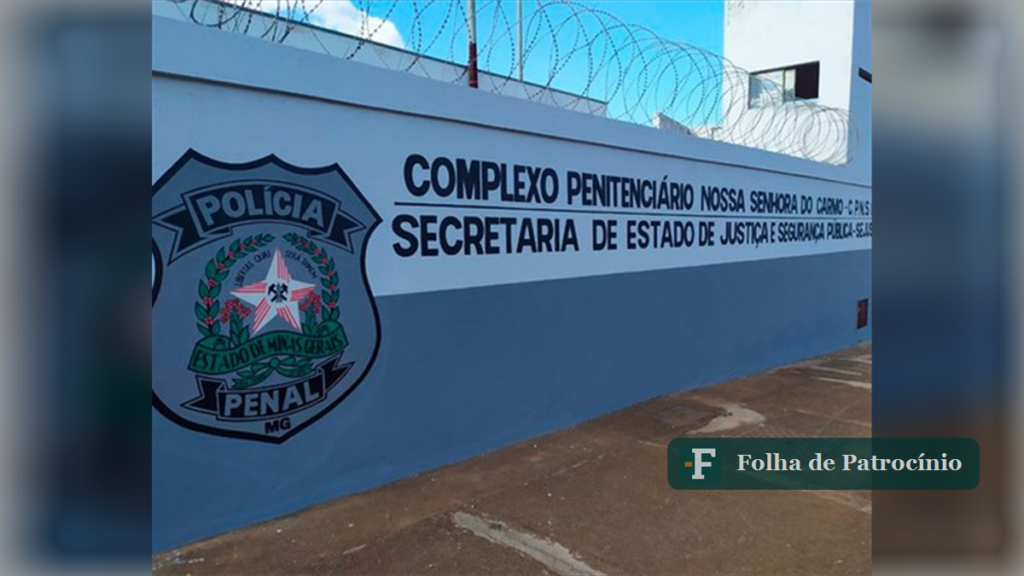 Detento morto em Carmo do Paranaíba: fachada do Complexo Penitenciário Nossa Senhora do Carmo