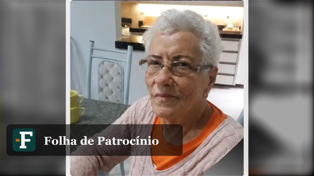 Retrato de Eva Sudária Ferreira, moradora de Patrocínio que morreu aos 88 anos