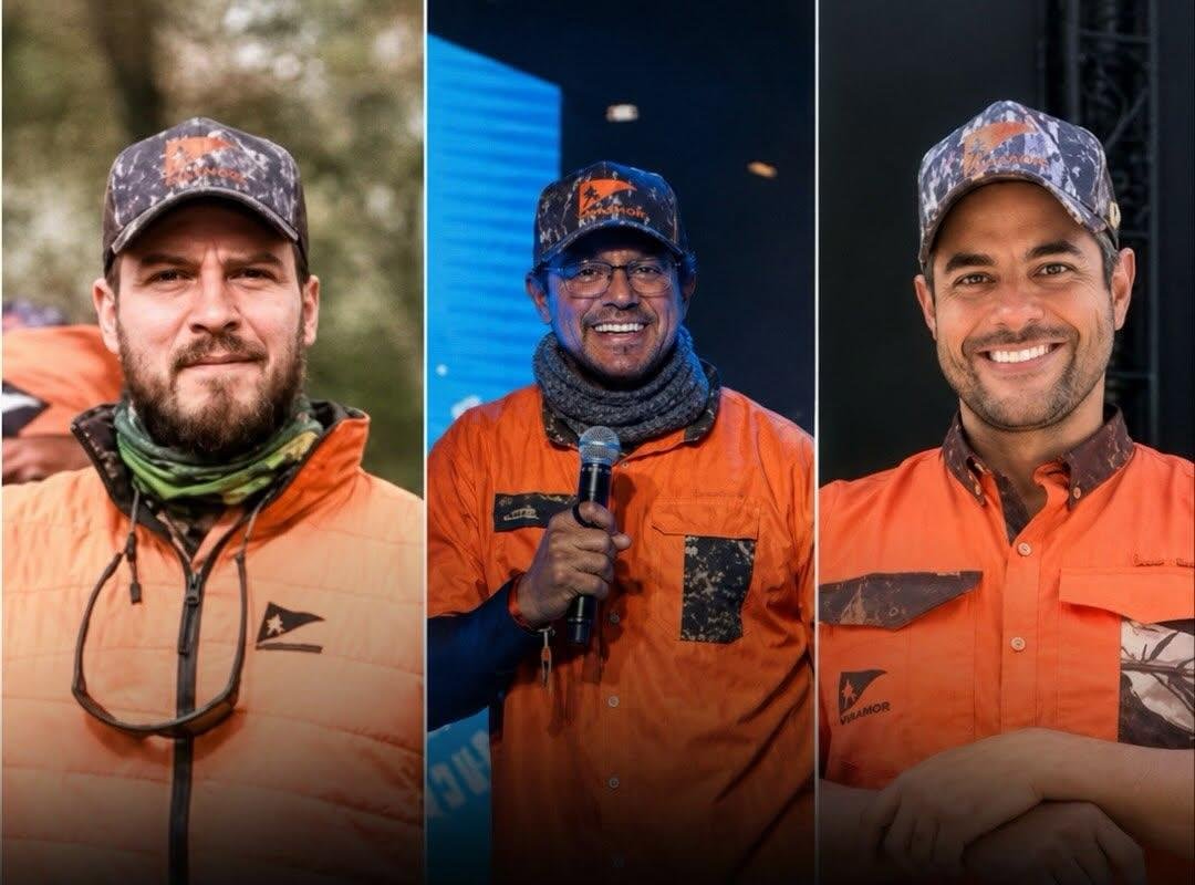 Integrantes do movimento Legendários com uniforme laranja, alvo de proposta de veto na Igreja Presbiteriana