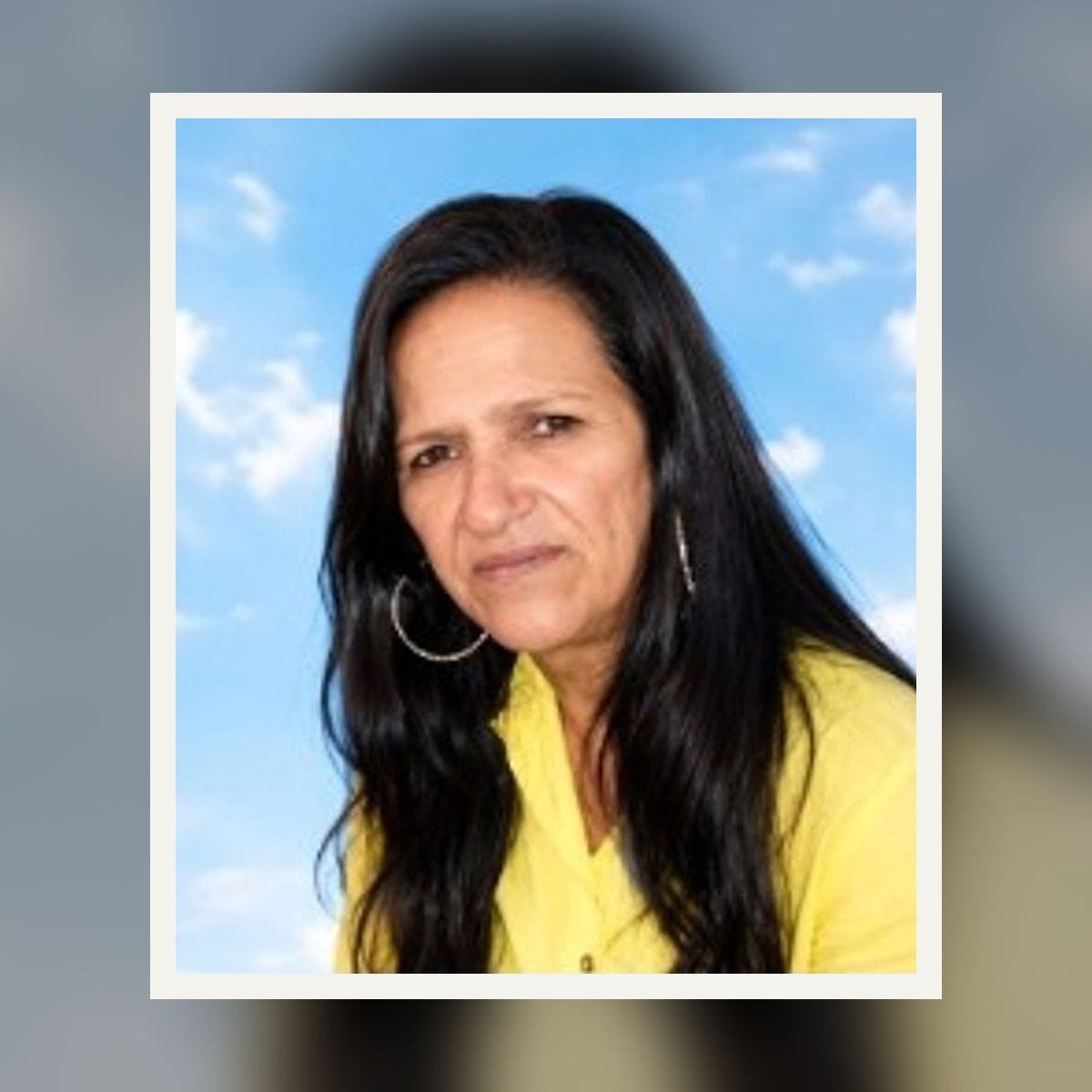 Retrato de Luciene Rocha da Silva em homenagem da Folha de Patrocínio