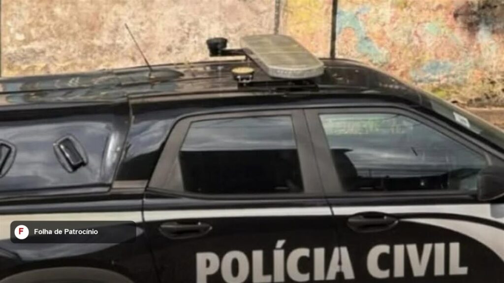 Viatura da Polícia Civil, corporação que investiga a morte de bebê em São Gonçalo do Abaeté