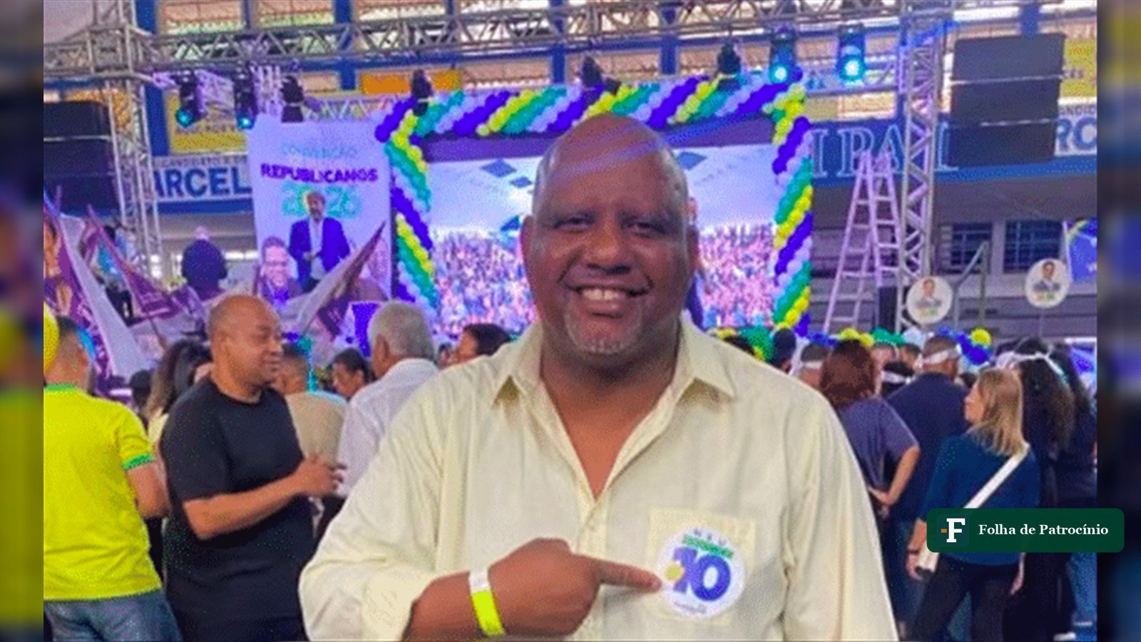 Candidato morto a tiros: Wallace do Sacramento durante convenção partidária do Republicanos