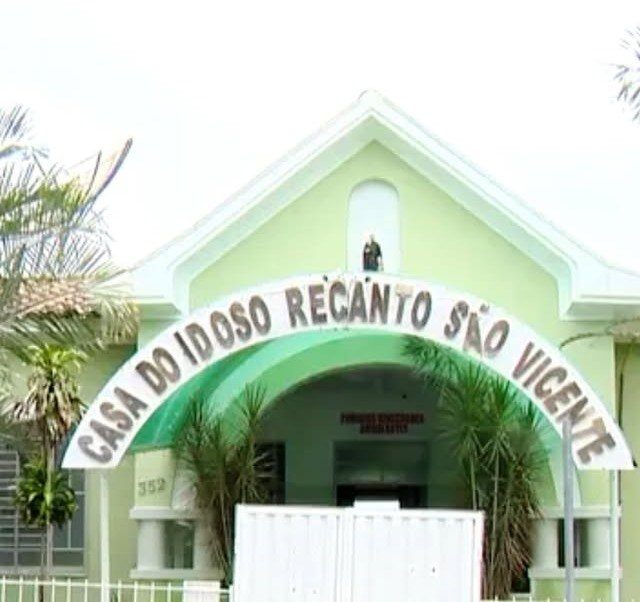 Casa do Idoso Recanto São Vicente - fachada da unidade em Patrocínio