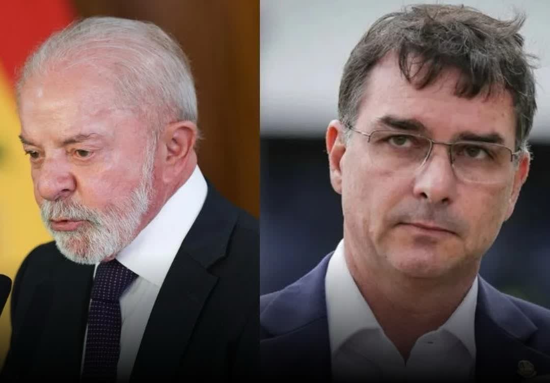 Datafolha em Minas mede a disputa entre Lula e Flávio Bolsonaro, mostrados lado a lado