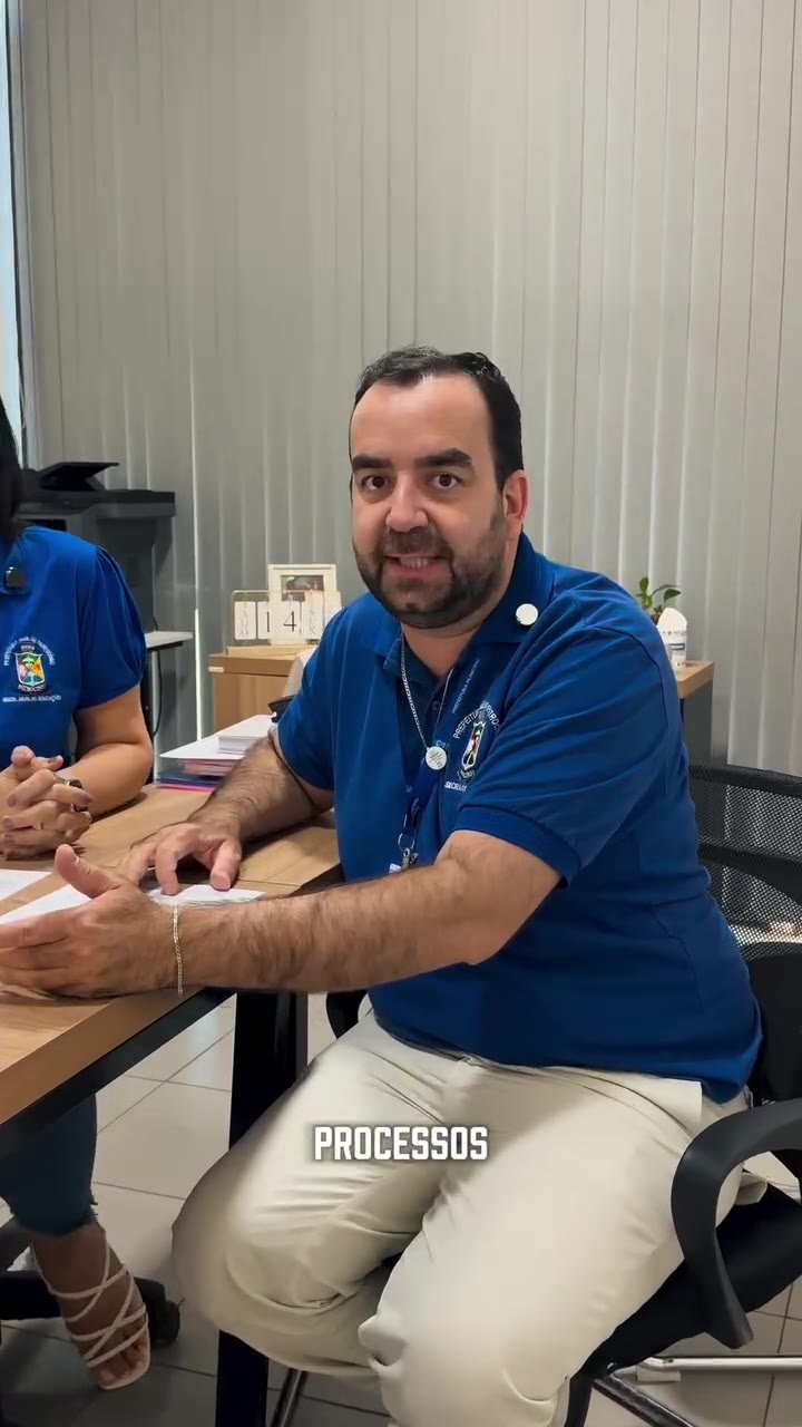 Representantes da Secretaria Municipal de Educação de Patrocínio durante anúncio do processo seletivo da Educação para 2027