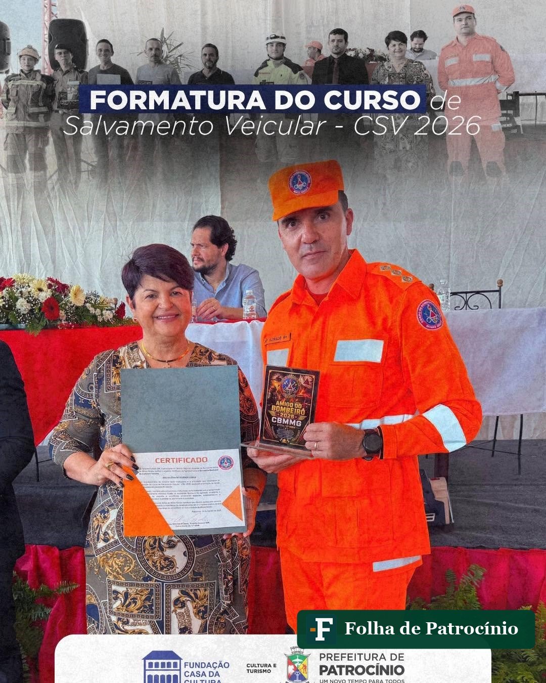 Formatura do Curso de Salvamento Veicular em Patrocínio, foto 1