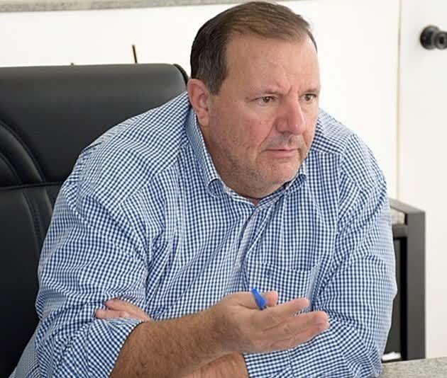 Deiró Marra durante entrevista sobre o inquérito das ambulâncias em Patrocínio