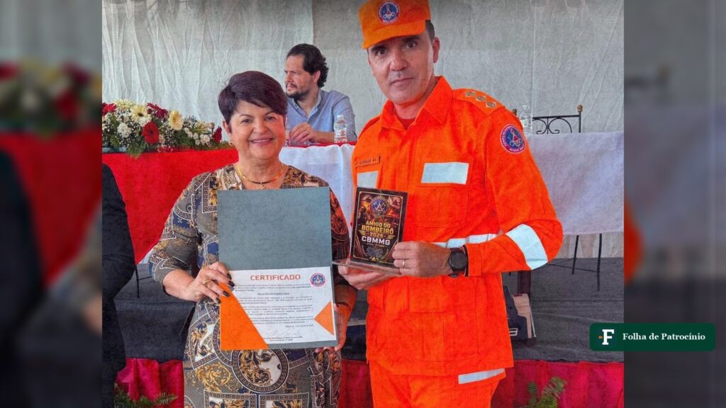 Secretaria de Cultura e Turismo recebe homenagem na formatura do curso de salvamento veicular em Patrocinio
