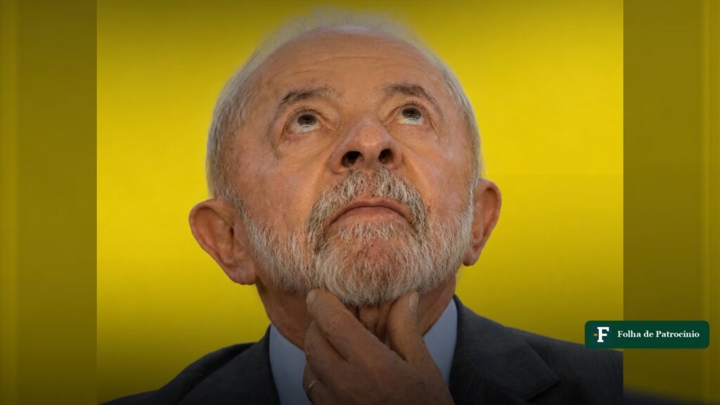 Presidente Lula em primeiro plano, ilustração da reportagem sobre a dívida pública brasileira