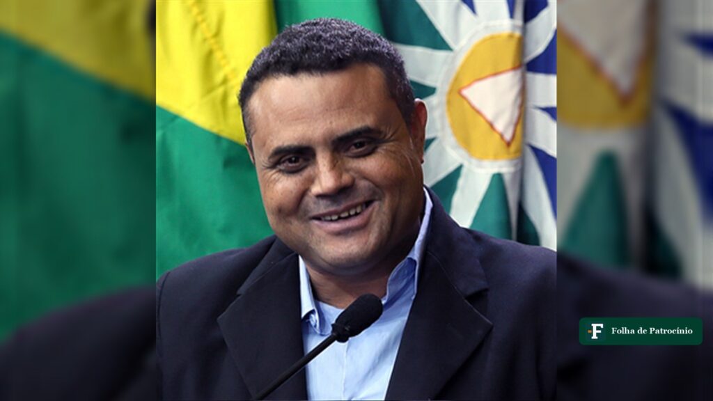 Retrato oficial do vereador Edinho Combate ao Câncer, da Câmara Municipal de Uberlândia