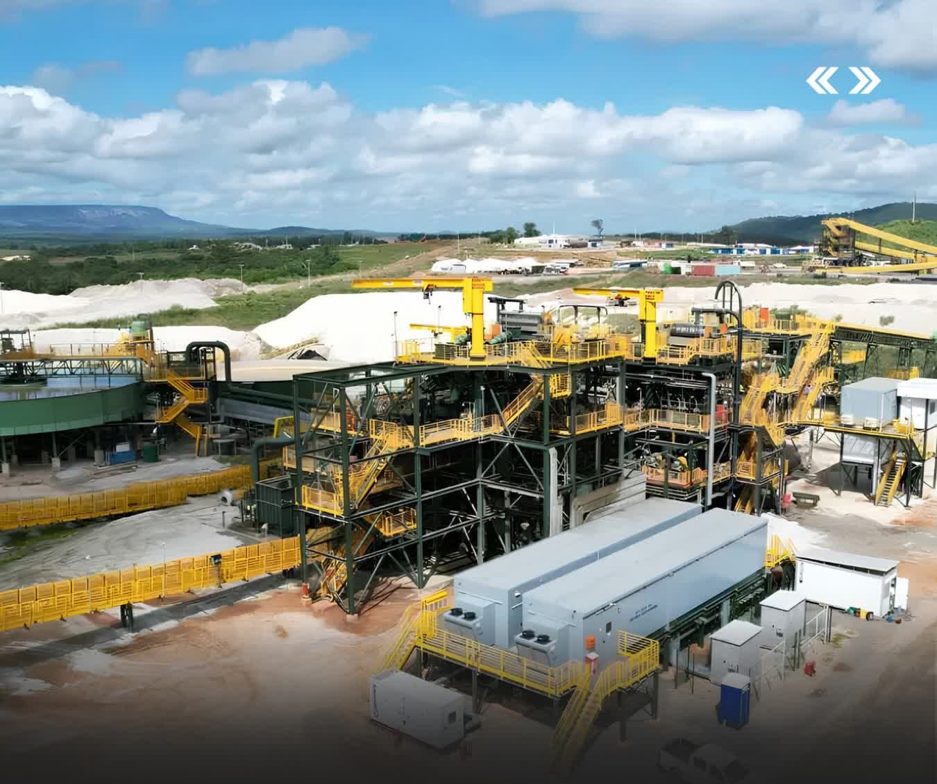 Vista aérea do complexo Grota do Cirilo, da Sigma Lithium, em Araçuaí e Itinga