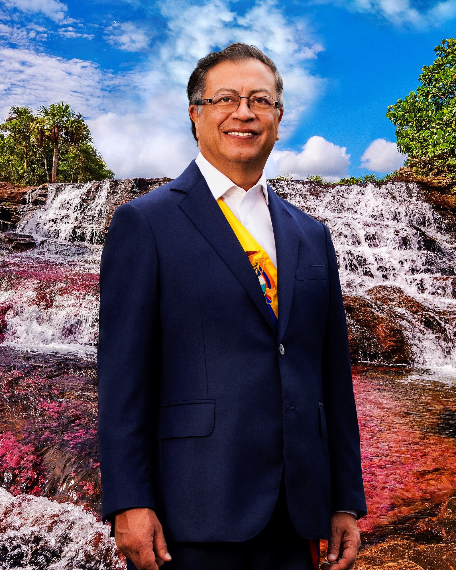 novo presidente da Colômbia: foto oficial do ex-presidente colombiano Gustavo Petro, que deixou o cargo em agosto de 2026