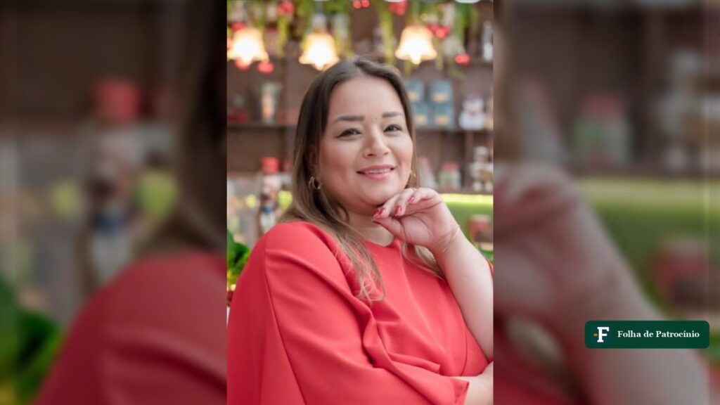 Retrato sorridente de Larissa Batista David, moradora de Patrocínio que morreu aos 37 anos