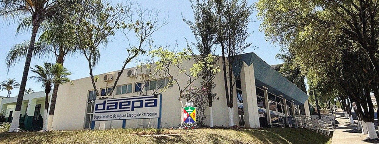 Sede do DAEPA em Patrocínio, órgão que fez a manutenção na adutora do sistema de abastecimento