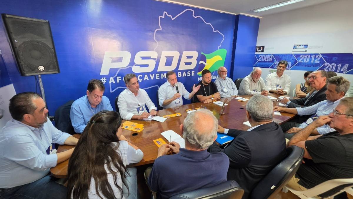 Reunião da Federação PSDB-Cidadania que confirmou Maria Clara Marra como candidata em Minas Gerais