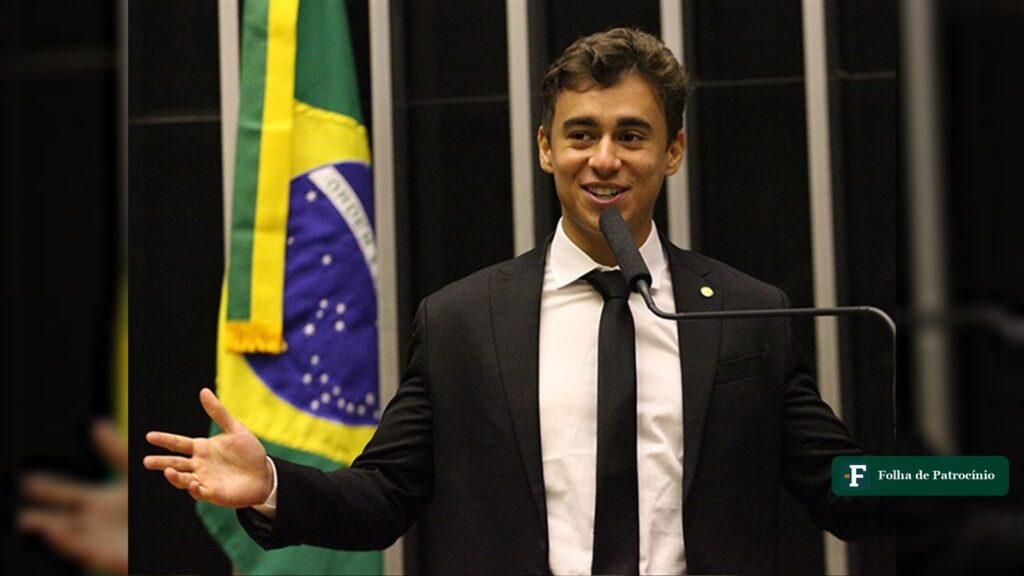 Nikolas Ferreira discursa na tribuna da Câmara dos Deputados, ligado ao recorde de votação de Nikolas Ferreira em 2022