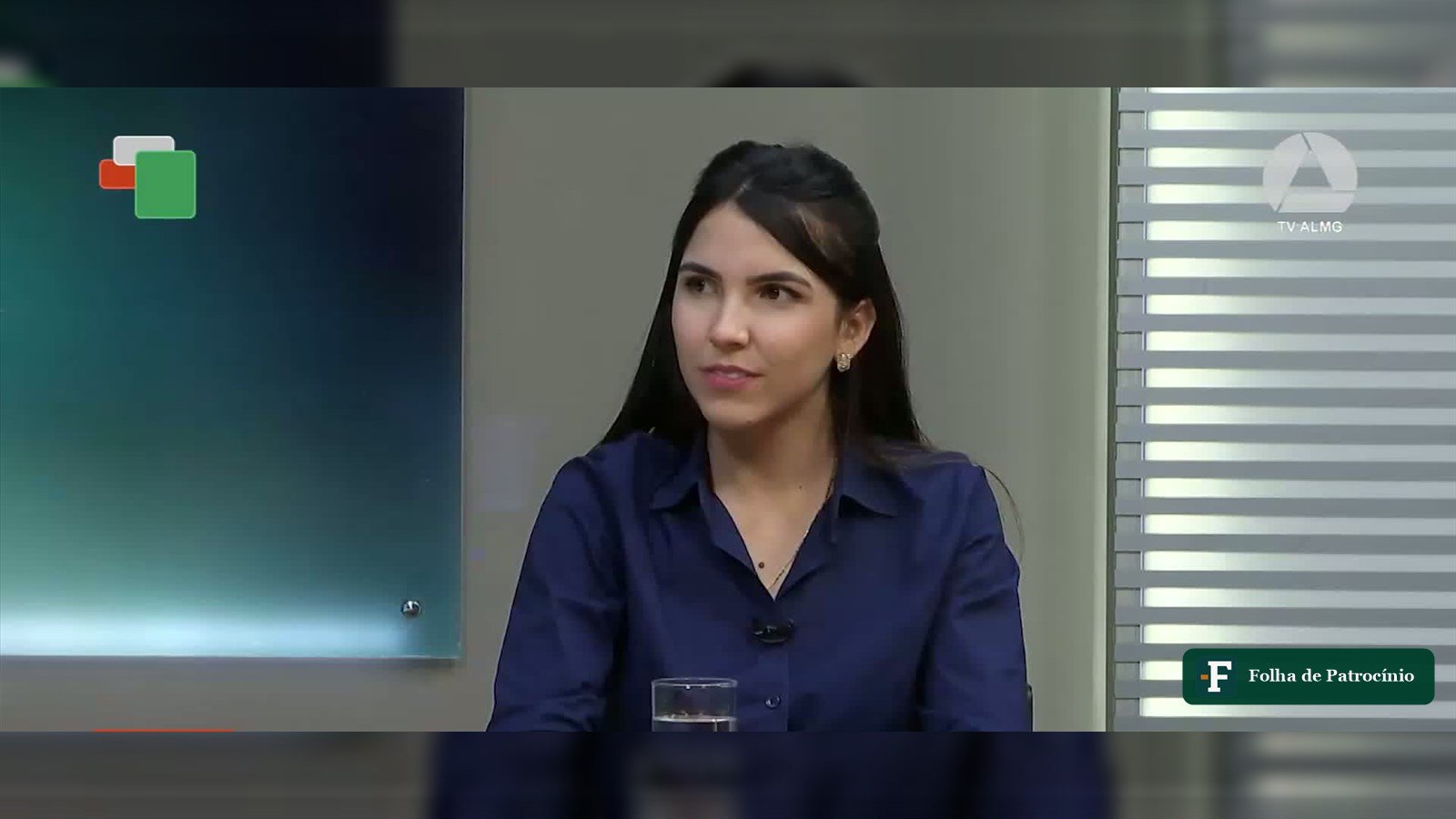 Maria Clara Marra durante entrevista, contexto do salto no patrimônio de Marra declarado ao TSE