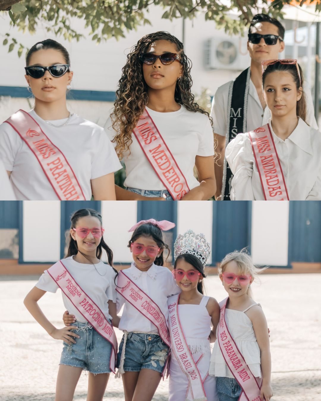 Candidatas mirins do Pequena Miss Minas Gerais em Patrocínio
