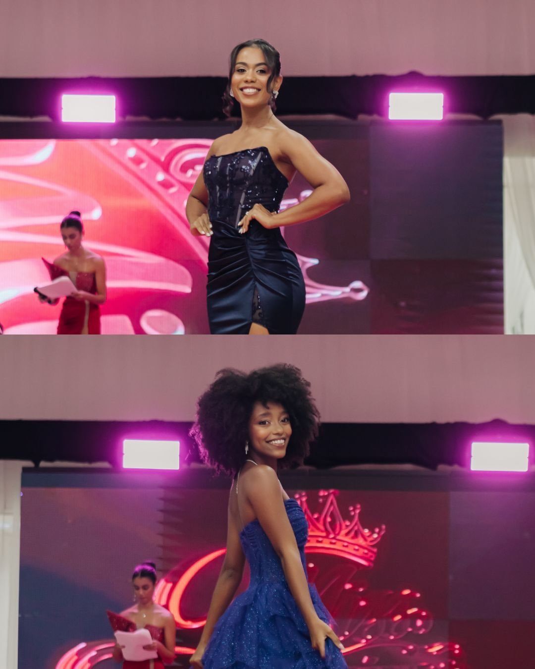Plateia acompanha o desfile do Pequena Miss Minas Gerais no CEU das Artes em Patrocínio