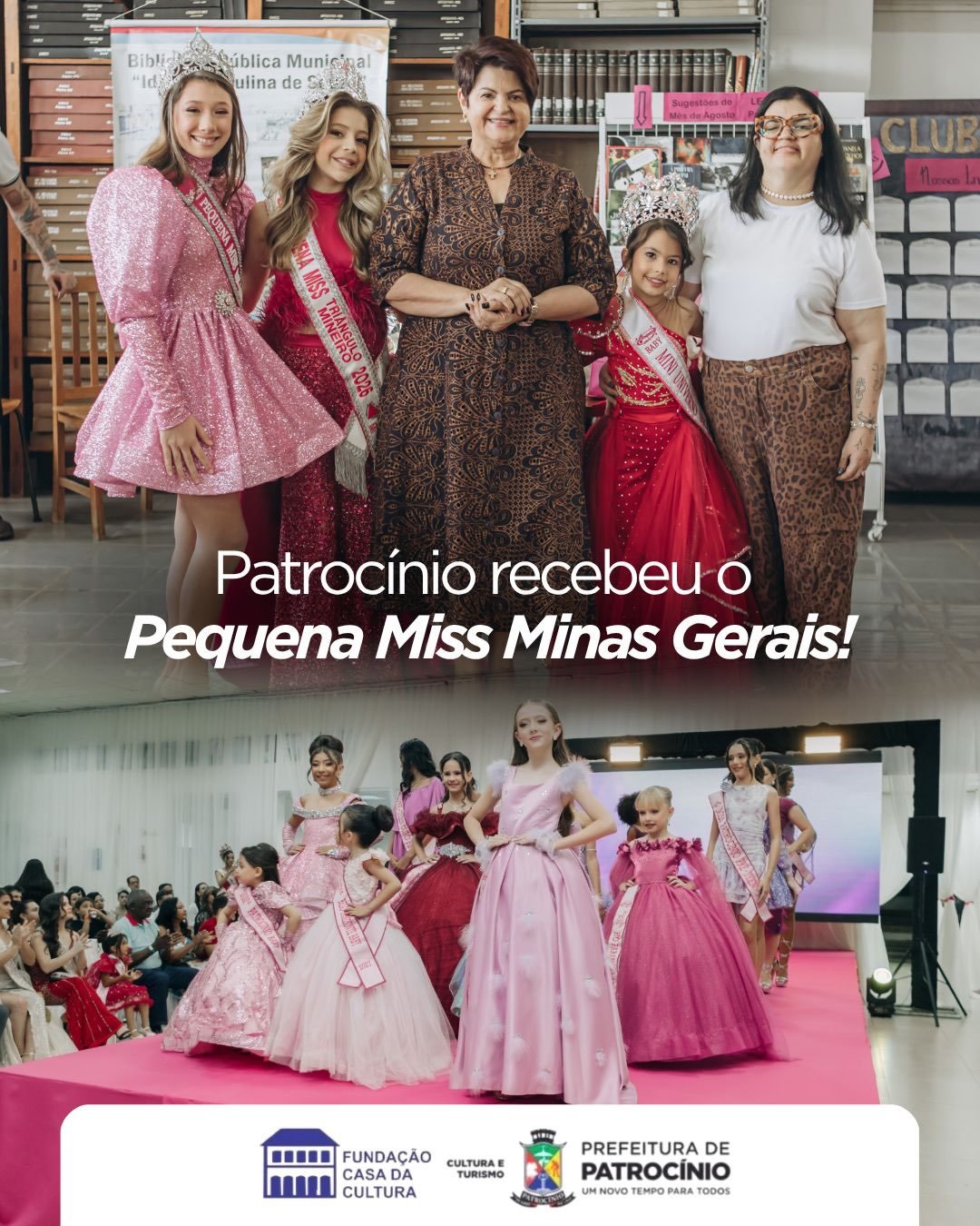 Encerramento da programação do Pequena Miss Minas Gerais em Patrocínio