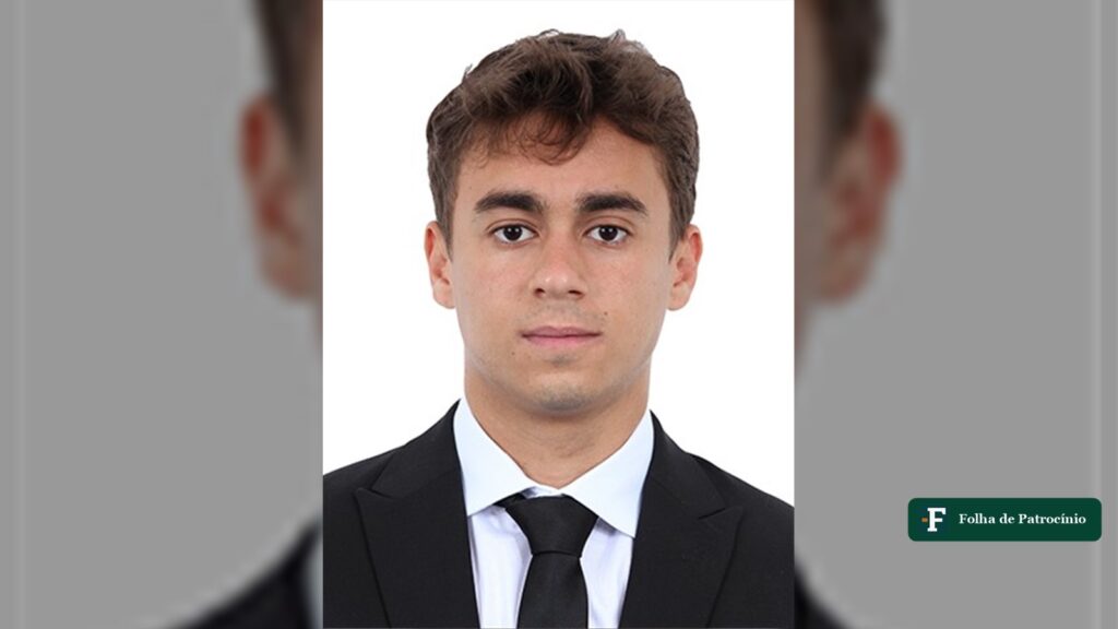 Retrato oficial do deputado federal Nikolas Ferreira, cujo perfil de Nikolas Ferreira ficou sem posts no Instagram