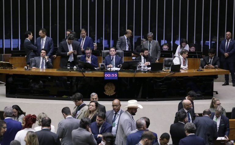 Plenário da Câmara dos Deputados, casa disputada por candidatos no período de propaganda eleitoral