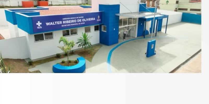 Fachada da UBS Walter Ribeiro de Oliveira, uma das novas unidades da Rede Municipal de Saúde de Patrocínio