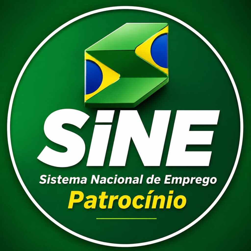 Selo do SINE, responsável pelas vagas no SINE Patrocínio