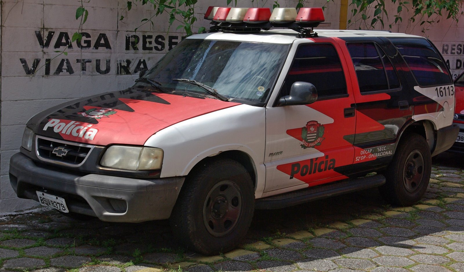 Viatura da Polícia Civil de São Paulo, imagem ilustrativa do caso das crianças mortas em São Paulo