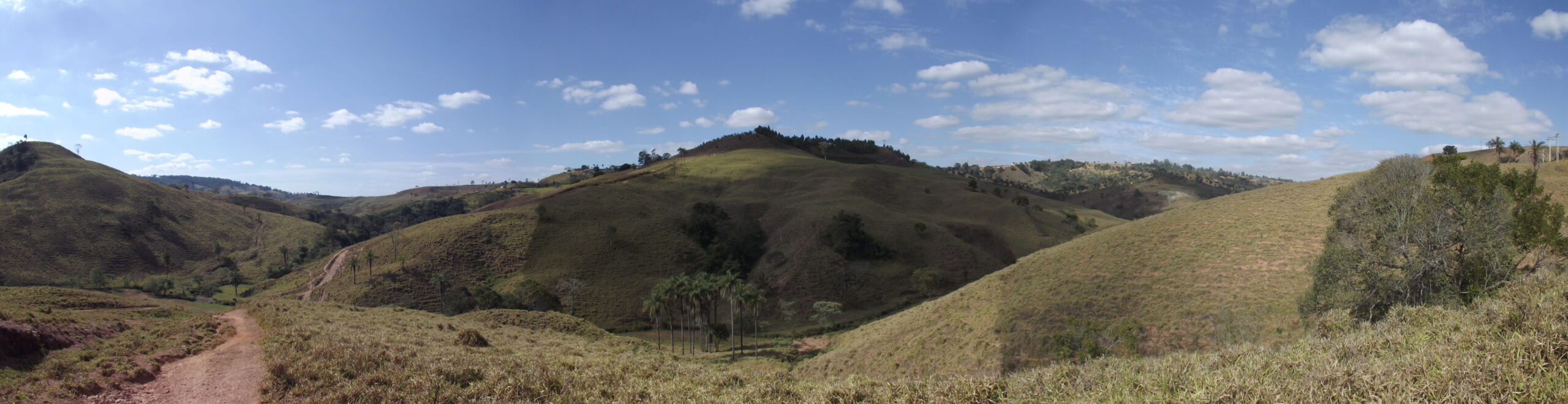Paisagem rural do Alto Paranaíba perto do trecho do acidente na AMG-1420, em Arapuá