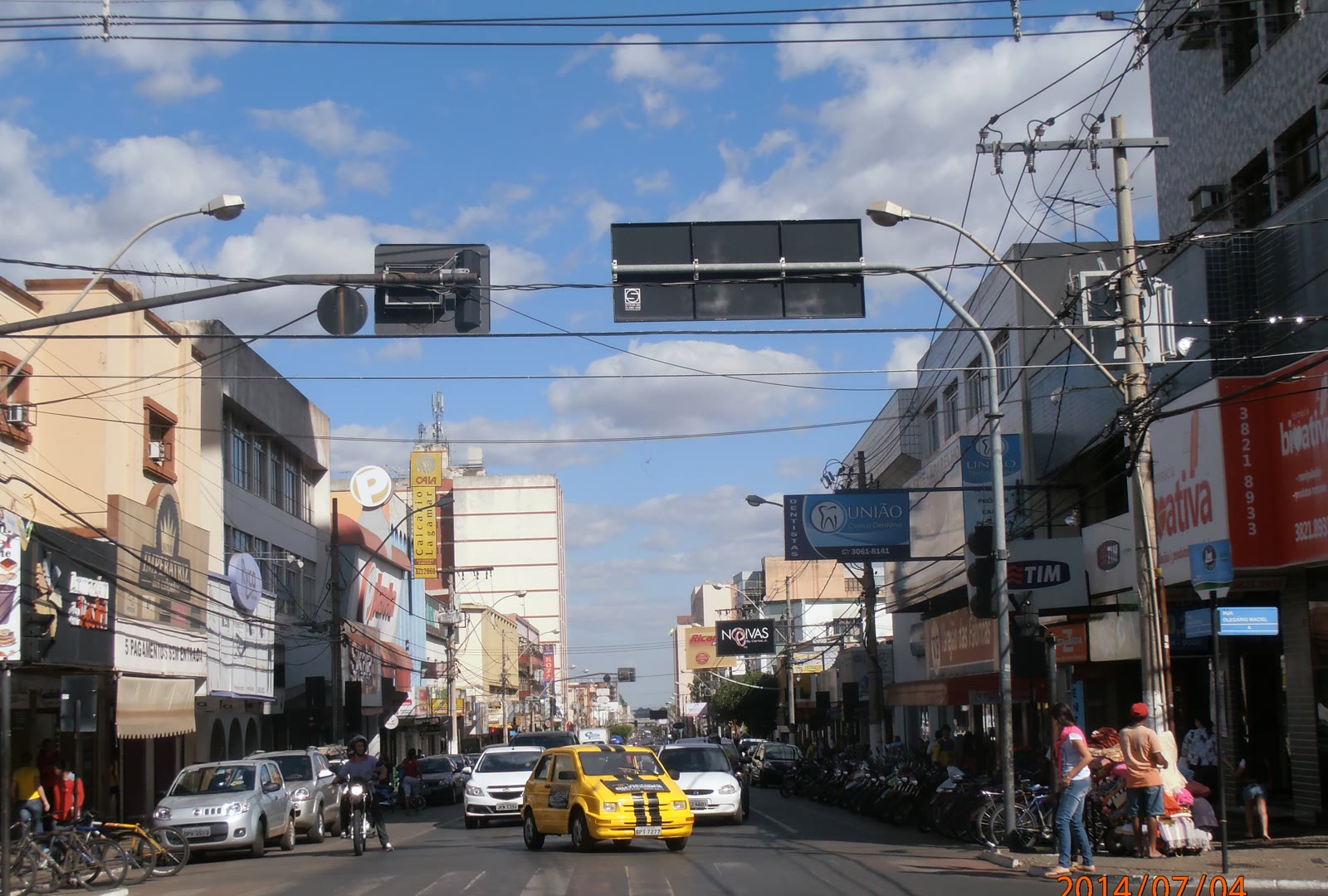Avenida Major Gote, no centro de Patos de Minas, cidade da CPI citada no caso do direito de resposta