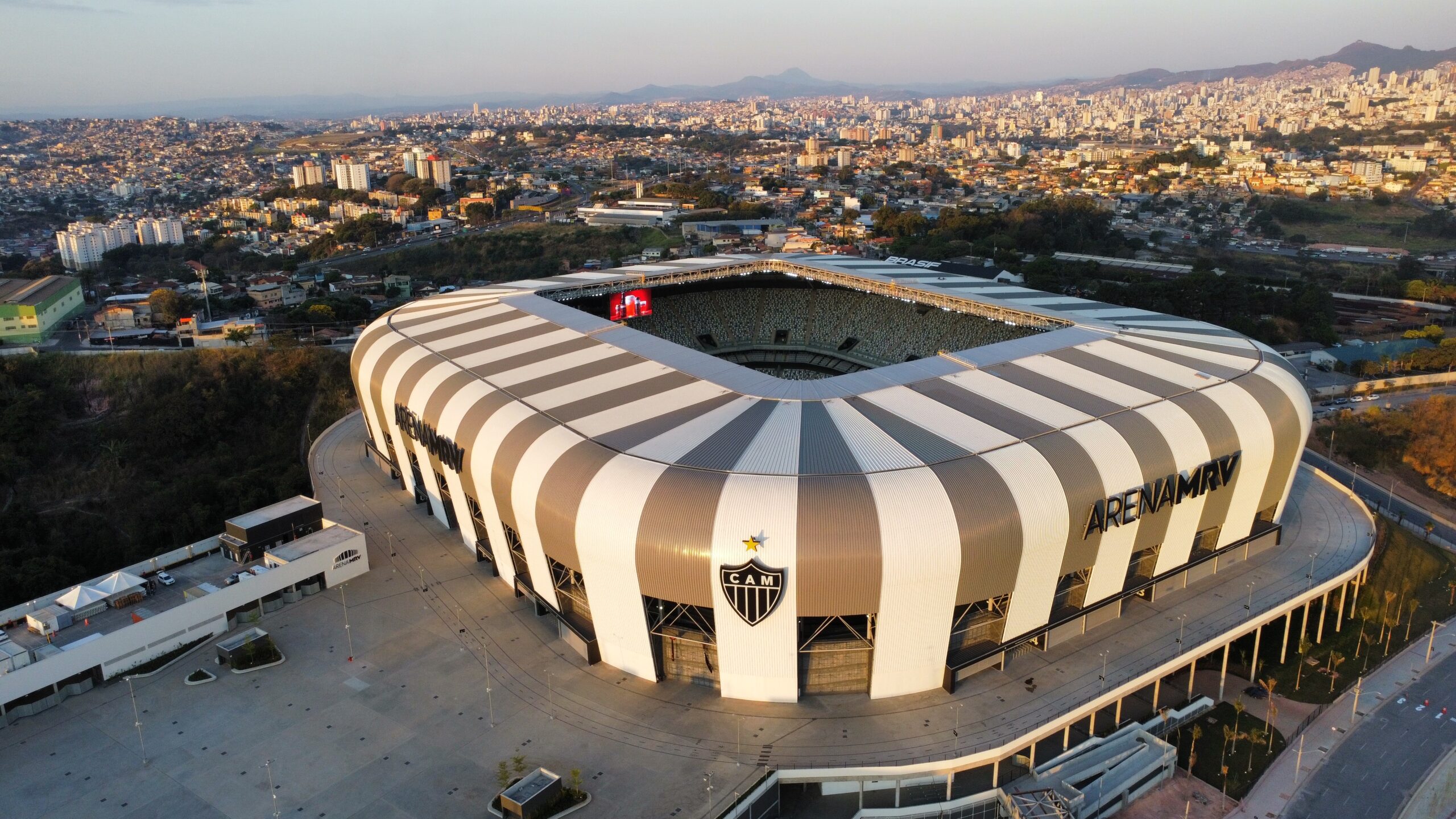 Arena MRV, em Belo Horizonte, casa de um dos clubes que assinaram o manifesto sobre as bets