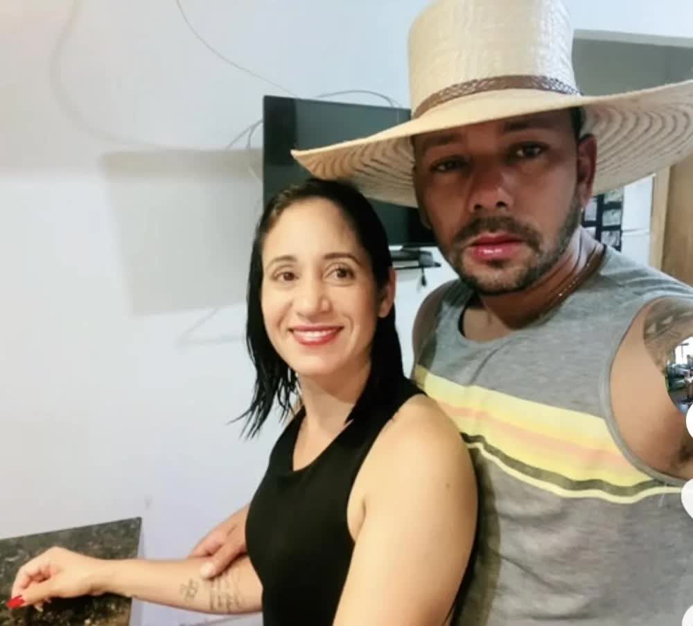 Casal morto em Paracatu: Elisângela e Euclides em foto das redes sociais