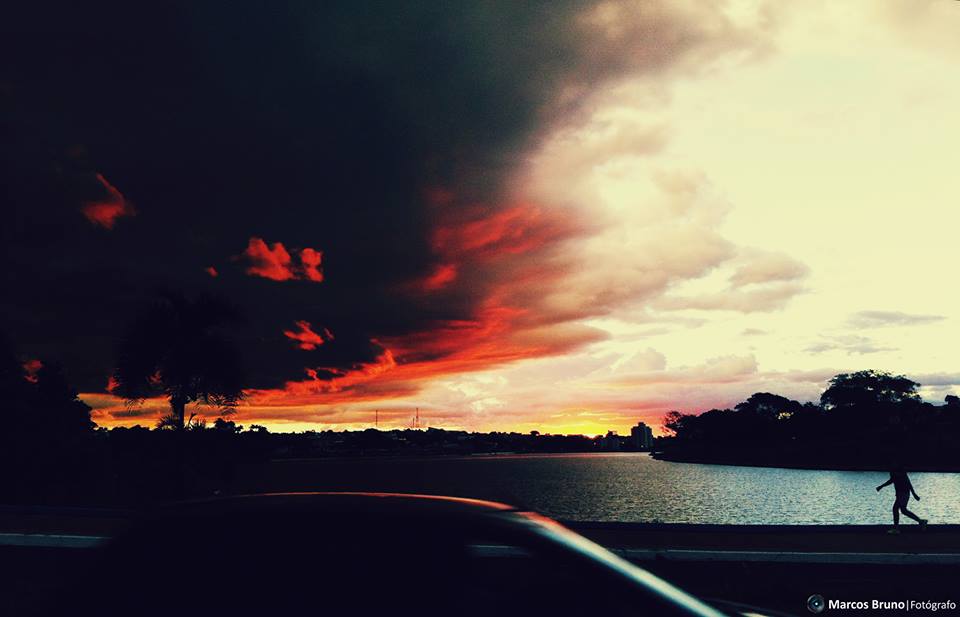 Pôr do sol em Catalão, Goiás, cidade citada no caso do Monstro de Capinópolis