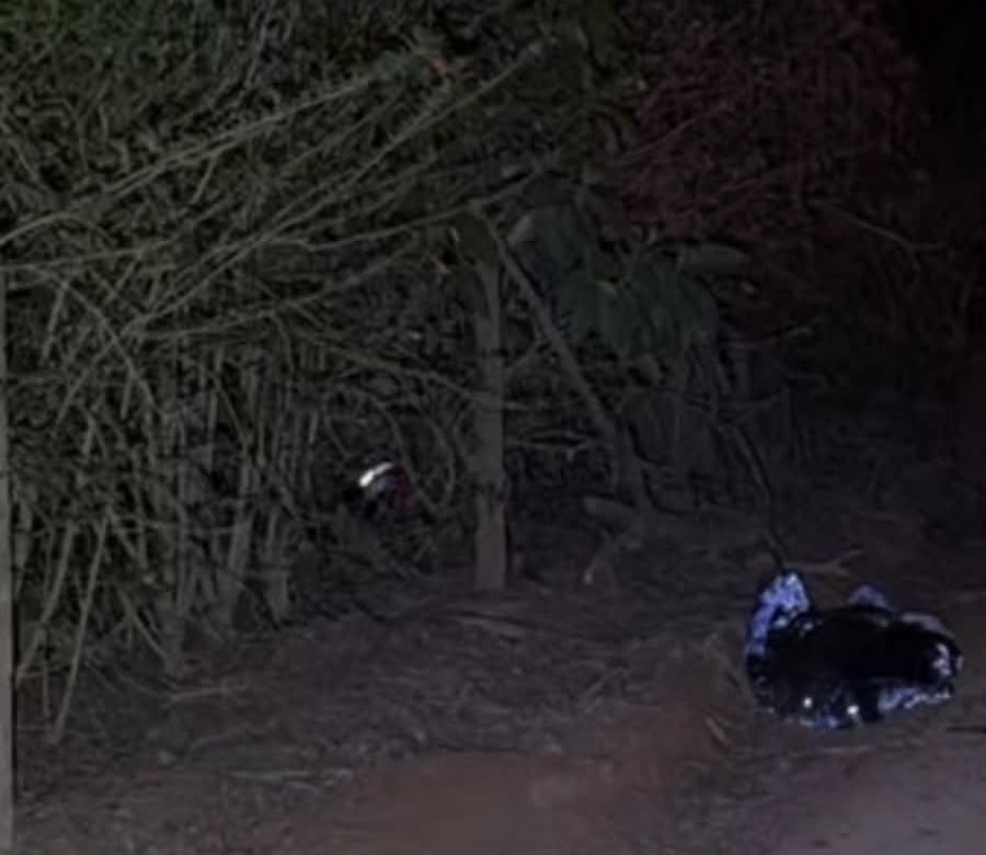 Local do acidente em que morreu Oseias Rodrigues Pereira, na zona rural de Carmo do Paranaíba