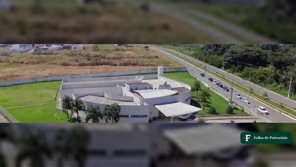 Vista aérea do CEAE Dona Lica, onde são feitas as cirurgias de pterígio em Patrocínio