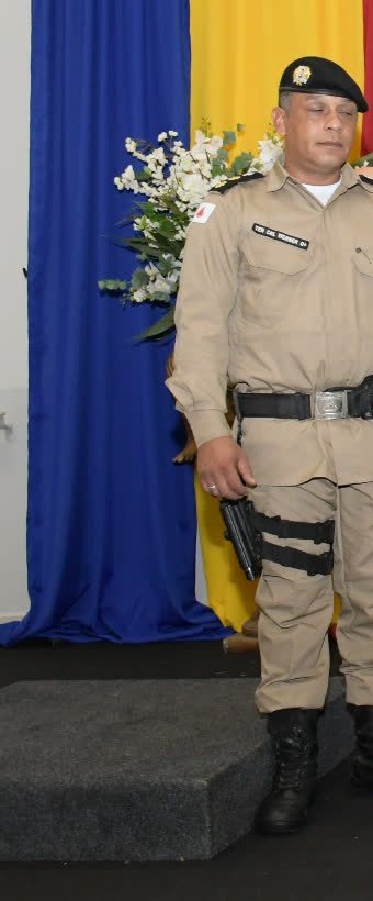 Militar do 46º BPM em Patrocínio, que reforça a fiscalização da boca de urna