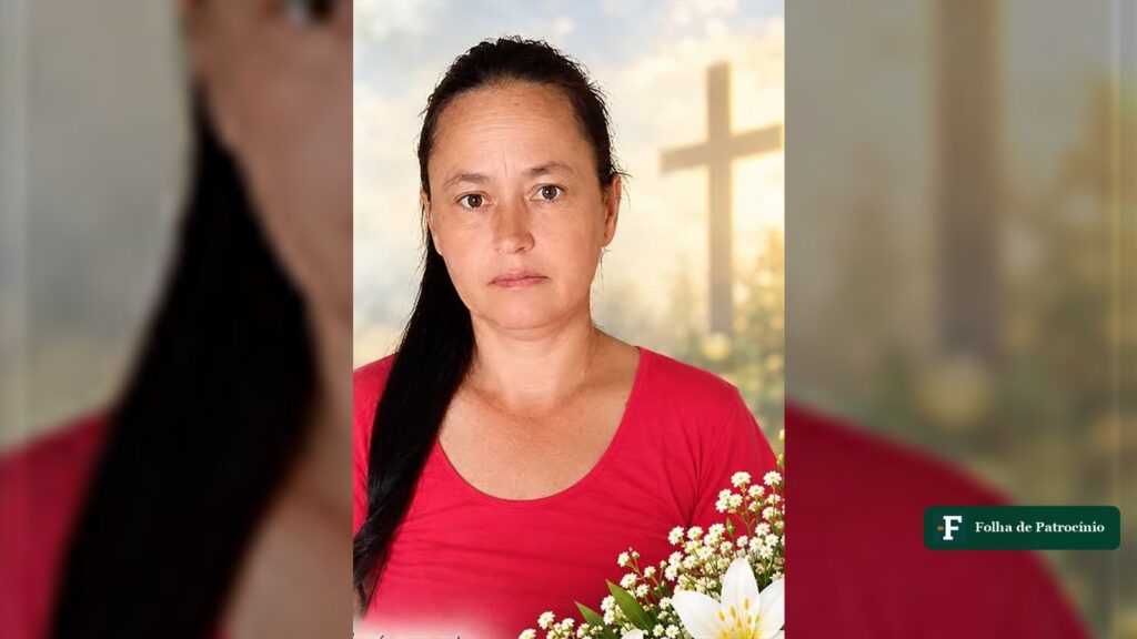 Leonice Maria de Lima, retrato usado na nota de falecimento