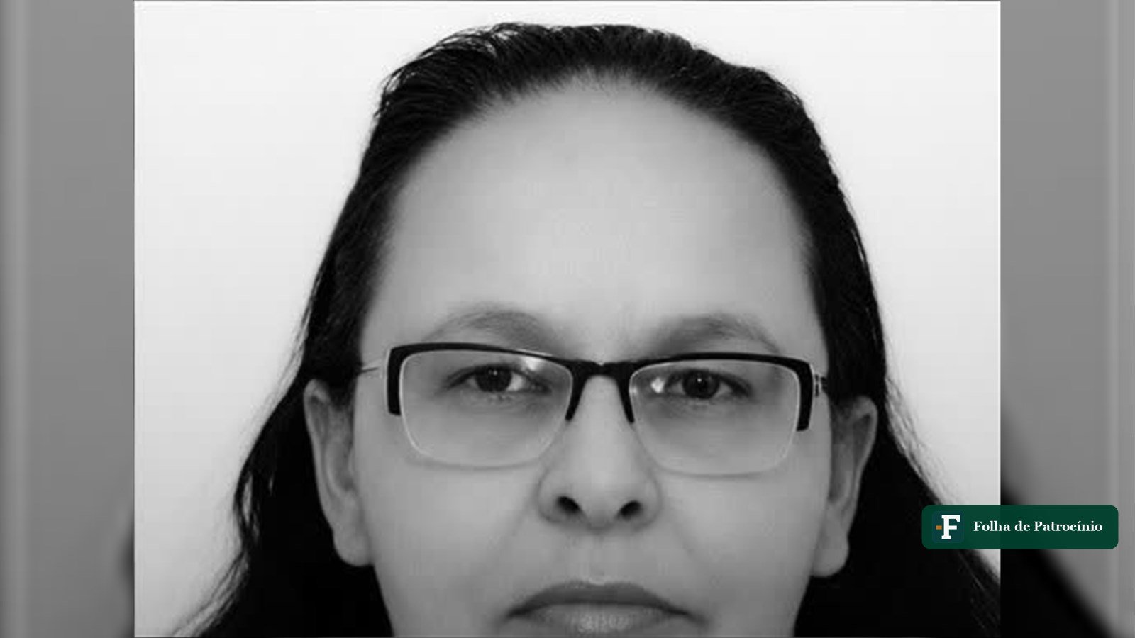 Eunice Maria de Carvalho, moradora de Patrocínio, em foto de retrato