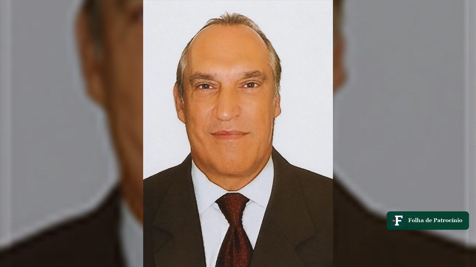 Roberto da Silva Maia, morador de Patrocínio, em foto de retrato