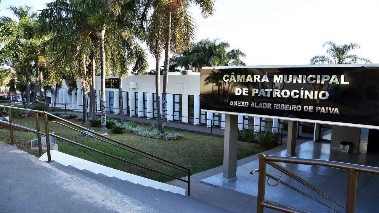 Fachada da Câmara Municipal de Patrocínio, Anexo Alaor Ribeiro de Paiva, sede do processo legislativo digital