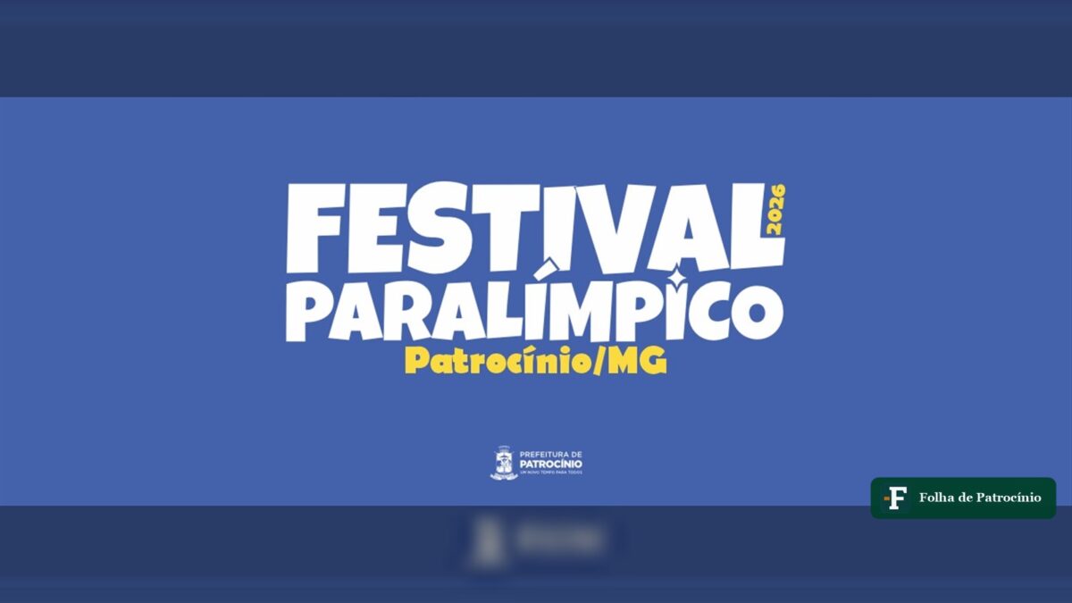Inscrições para o Festival Paralímpico em Patrocínio terminam nesta terça (15)