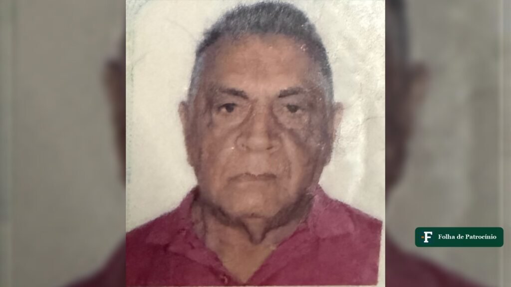 Jorge dos Reis, o Jorge Taxista, em retrato de arquivo pessoal, de camisa vinho, morador de Patrocinio