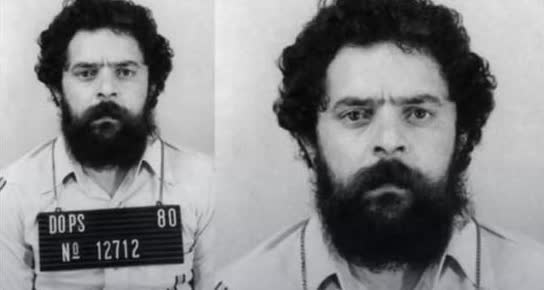 Foto de Lula preso pelo DOPS em 1980, usada por Nikolas Ferreira