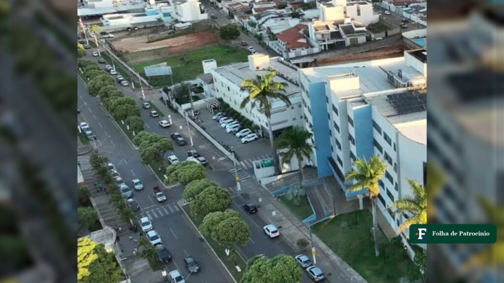 Vista aérea da UPA 24h e do entorno em Patrocínio, cidade que aparece em 10º no ranking de qualidade da saúde. Foto: Prefeitura de Patrocínio