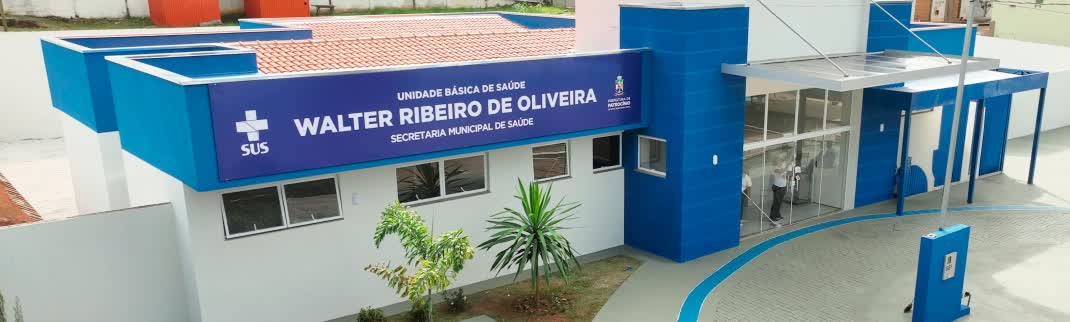 Fachada da UBS Walter Ribeiro de Oliveira, uma das unidades que compõem a qualidade da saúde em Patrocínio