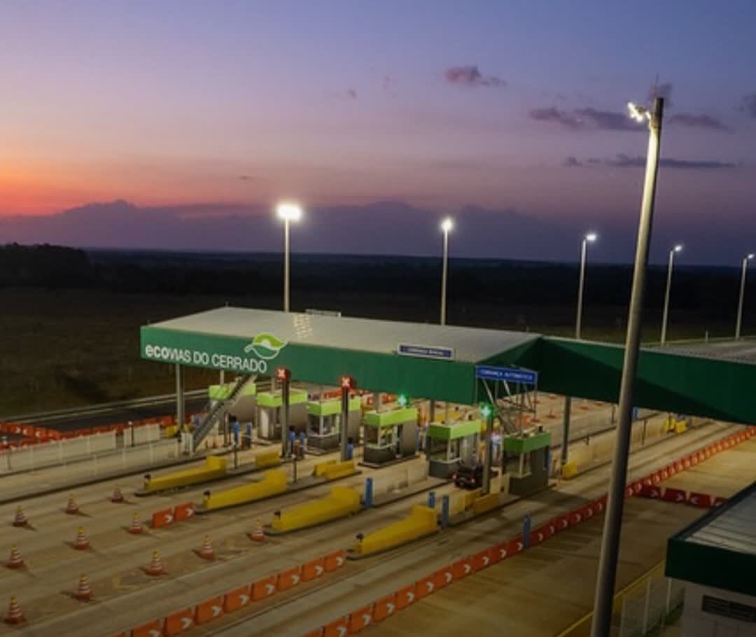 Praça de pedágio da Ecovias do Cerrado na BR-365, alvo de reajuste no pedágio na BR-365